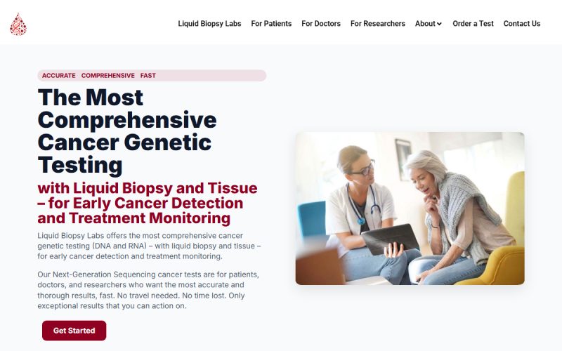 Liquid Biopsy Labs website