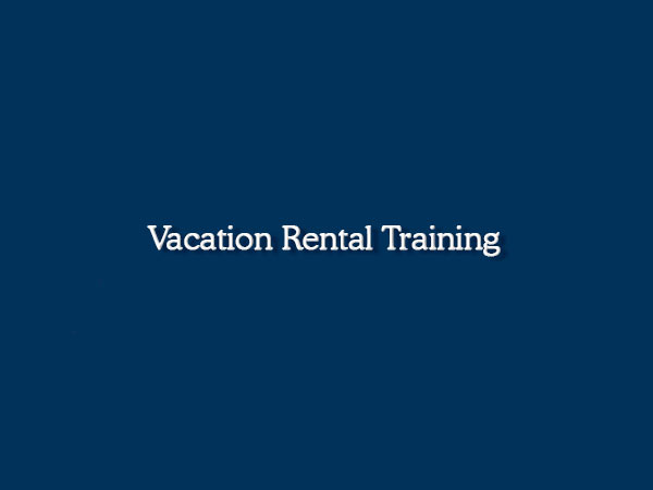 Vacation Rental Training